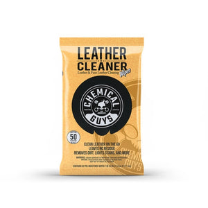 Chemical Guys Leather Cleaner Wipes - 50ct