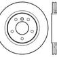 StopTech Power Slot 00 BMW 323 / 01-07 325 / 99-00 328 Series Rear Left Drilled & Slotted Rotor