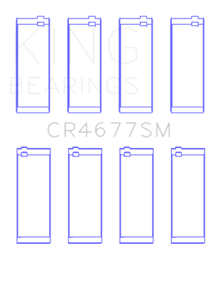 King Engine Bearings Opel 1.6L Turbo A16LET/A16NET/Z16LET (Size STD) Connecting Rod Bearing Set