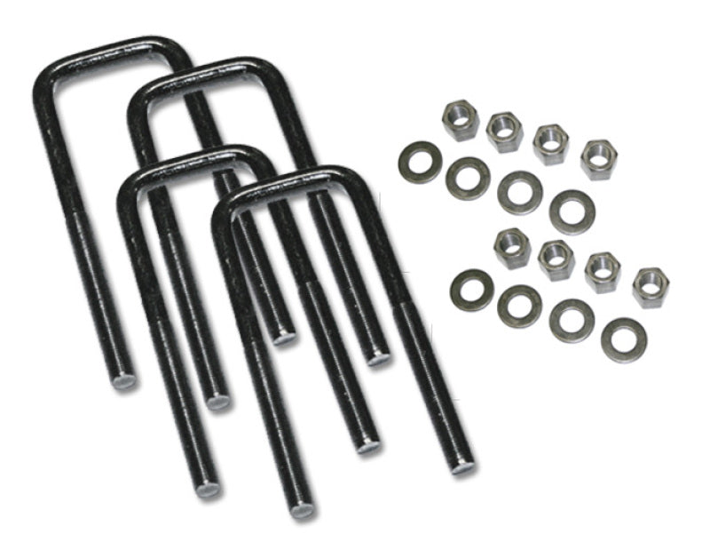 Superlift U-Bolt 4 Pack 5/8x2/1/2x15 Square w/ Hardware