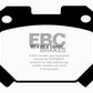 EBC 93-98 Toyota Supra 3.0 Twin Turbo Greenstuff Rear Brake Pads