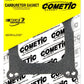 Cometic Holley 4 Barrel 4150 Style .047in Fiber Carburetor Gasket - 3.770in x 3.880in - Open Plenum