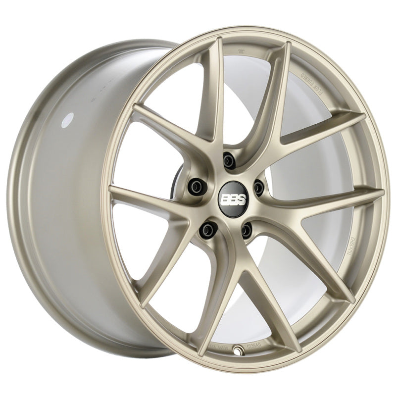 BBS Unlimited CI-R 21x10.5 ET65.5 (Face 2) Satin White-Gold Wheel