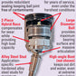 SPC Performance Weld-In 9.5 Degree Taper Ball Joint