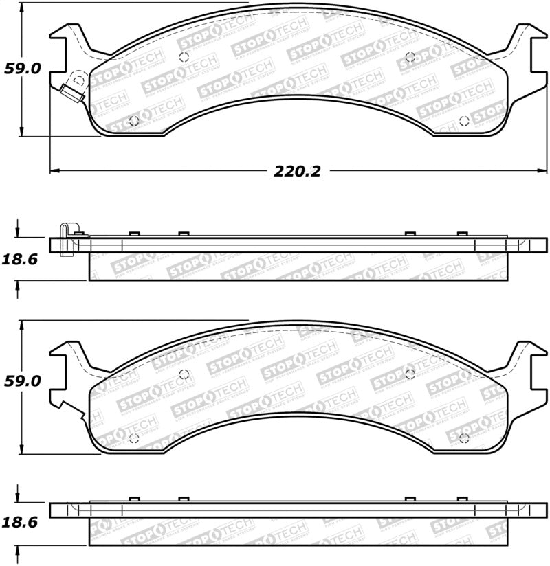 StopTech Street Brake Pads