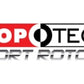 StopTech 15 Audi S3 / 15 VW Golf R Front BBK w/ Trophy ST-60 Caliper Sotted 380X32 2pc Rotor