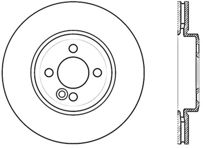 StopTech 05-10 Scion tC Cryo Slotted Front Left Sport Brake Rotor