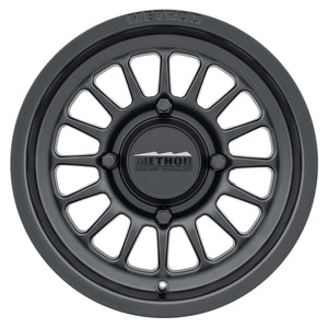 Method MR411 Bead Grip 14x7 / 4+3/13mm Offset / 4x156 / 132mm CB Matte Black Wheel