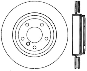 StopTech Sport Slotted (CRYO) 01-06 BMW 330Ci Rear Left Rotor