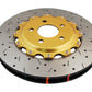 DBA Nissan Skyline (Various) Front Drilled & Slotted 5000 Series 2-Pc Rotor Assembled w/ Gold Hat