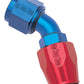 Russell Performance -4 AN Red/Blue 45 Degree Full Flow Hose End