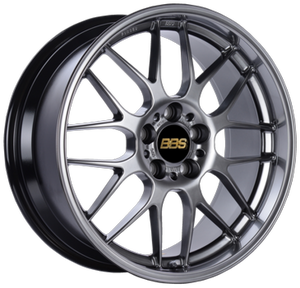 BBS RG-R 18x8.5 5x120 ET30 PFS Diamond Black Wheel -82mm PFS/Clip Req