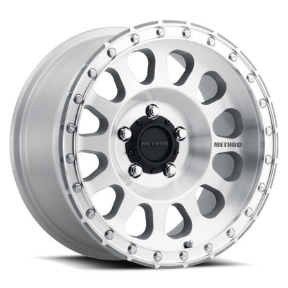 Method MR315 17x8.5 0mm Offset 5x5 71.5mm CB Machined/Clear Coat Wheel