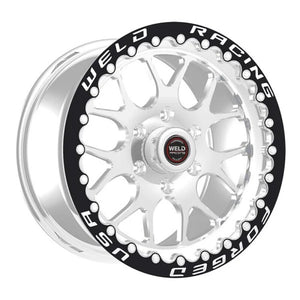 Weld S77 HD 20x5.0 / 6x139.7 BP / 2.5in. BS Polish Wheel (Low Pad) - Non-Beadlock