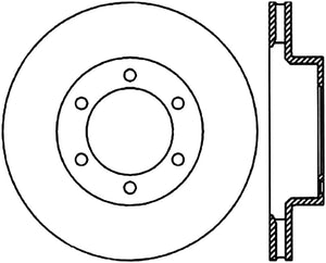 StopTech Front Right Cryo Slotted Sport Brake Rotor 03-09 Toyota 4Runner