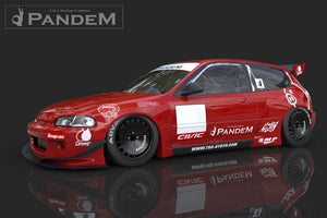 GReddy 92-95 Honda Civic EG Hatchback Pandem Rocket Bunny Front Bumper