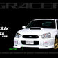 GReddy 04+ WRX & STi Fiberglass Front Lip Spoiler