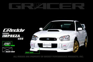 GReddy 04+ WRX & STi Fiberglass Front Lip Spoiler