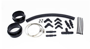 Torque Solution Turbo Inlet Hose Black (Non-Recirc): 02-07 Subaru WRX / 04-20 STI / 05-09 Legacy GT