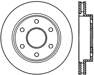 StopTech 02-06 Cadillac Escalade / Chevrolet Avalanche 1500 Front Right Slotted Cryo Rotor