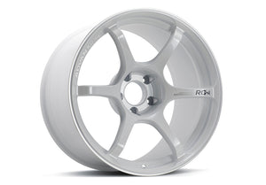 Advan RG-4 18x10.5 +15 5x114.3 Racing White Metallic and Ring Wheel