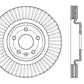 StopTech Drilled Sport Brake Rotor