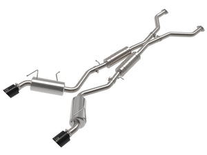aFe Takeda Cat-Back Exhaust System Nissan 370Z 09-20 V6-3.7L- Black Tip