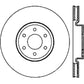 StopTech Sport Slotted (CRYO) 05-18 Nissan Frontier Front Right Slotted Rotor