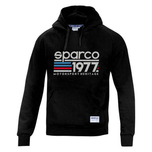Sparco Hoodie 1977 MED Black