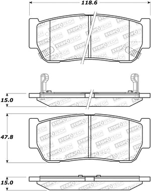 StopTech Street Brake Pads