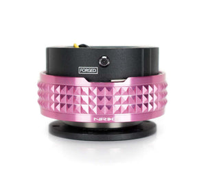 NRG Quick Release Kit - Pyramid Edition - Black Body / Pink Pyramid Ring