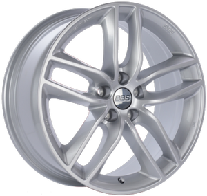 BBS SX 18x8 5x120 ET30 Sport Silver Wheel -72.5mm