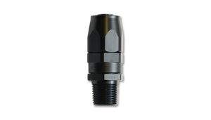 Vibrant -10AN Male NPT Straight Hose End Fitting - 3/8 NPT