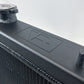 CSF R32 Nissan Skyline GT-R / GT-S Full Billet Aluminum High-Performance Radiator - Black Finish