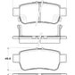 StopTech Street Touring 06-13 Honda Odyssey Rear Brake Pads