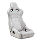 NRG Prisma Lab Reclinable Bucket Racing Seat - Pair (Grey Vegan Suede)