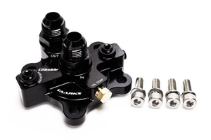 GReddy 1989-2002 Nissan Skyline GT-R X Taarks RB26 Bolt-On Oil Block Adapter