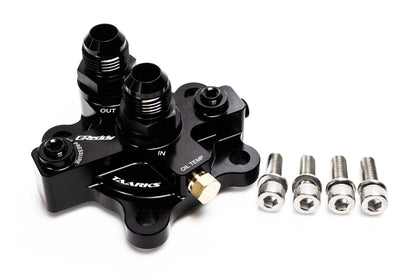 GReddy 1989-2002 Nissan Skyline GT-R X Taarks RB26 Bolt-On Oil Block Adapter