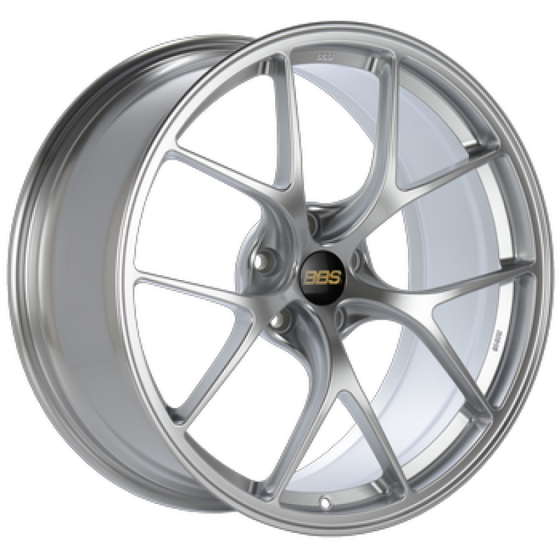 BBS RI-D 20x9.5 5x112 ET10 82mm Diamond Silver Wheel PFS/Clip Required