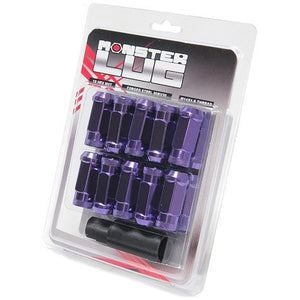 Wheel Mate Monster Locking Lug Nut Set of 4 - Purple 14x1.50