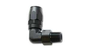 Vibrant Male NPT 90 Degree Hose End Fitting -12AN - 1/2 NPT