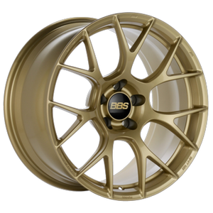 BBS RE-V7 18x10 5x112 ET38 Gold Wheel -82mm PFS/Clip Required