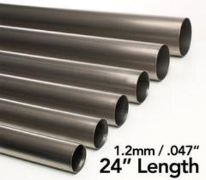 Ticon Industries 2.13in Diameter x 24..0in Length 1.2mm/.047in Wall Thickness Titanium Tube