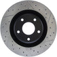 StopTech Power Slot 05-07 Cadillac XLR / 06-09 Chevy Corvette Front Left Drilled & Slotted Rotors