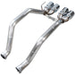 AWE Tuning C6 Chevrolet Corvette Z06/ZR1 Track Edition Axle-Back Exhaust w/ Chrome Silver Tips