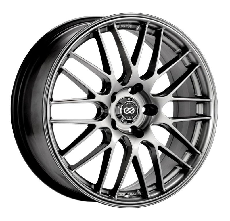 Enkei EKM3 18x8 5x112 Bolt Pattern 35mm Offset 72.6 Bore Dia Performance Hyper Silver Wheel