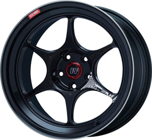 Enkei PF06 18x10in 5x114.3 BP 40mm Offset 75mm Bore Black Machined Wheel