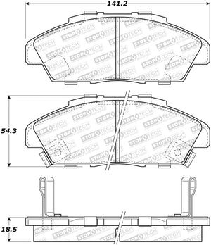 StopTech Street Brake Pads