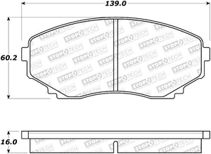 StopTech Street Brake Pads - Rear