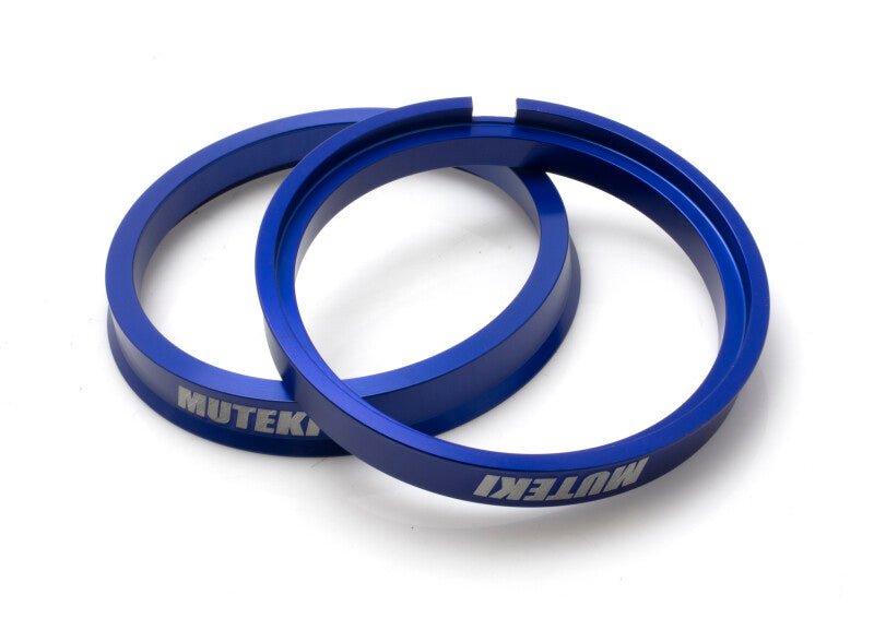 Wheel Mate Muteki Hub Ring Set 73mm x 66.5mm - 2 Piece - Blue